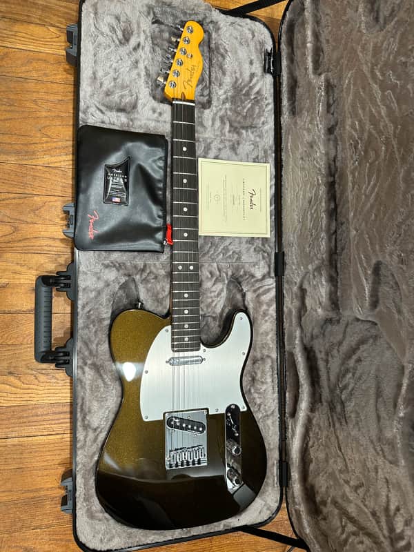 Fender American Ultra II Telecaster with Ebony Fretboard 2024 - Present - Texas Tea