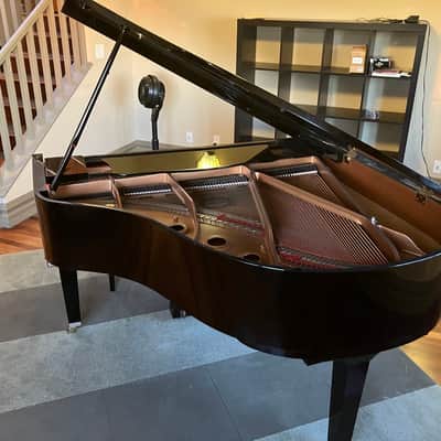 Yamaha Disklavier DGC1 Mark IV Baby Grand Piano 2007 - Polished Ebony image 3