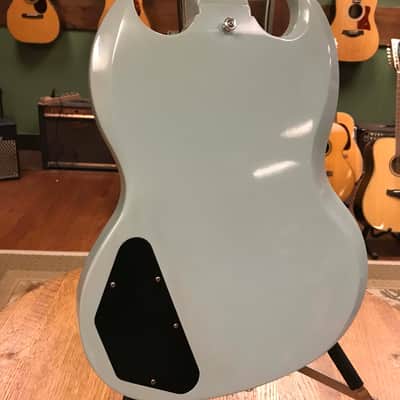 2019 Gibson Custom Shop 61/59 SG Fat Neck Frost Blue VOS image 14