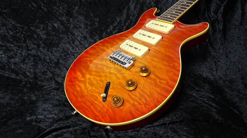 Hamer Custom built Archtop P90 1994 59 Burst image 1