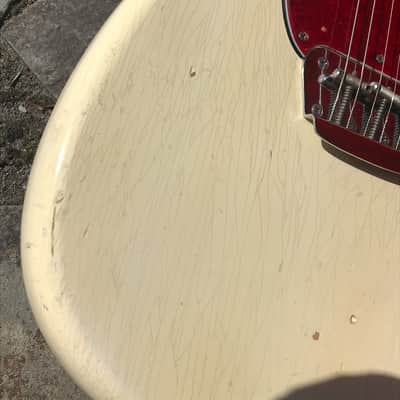 1964 Fender Musicmaster Olympic White OHSC 24"scale image 20