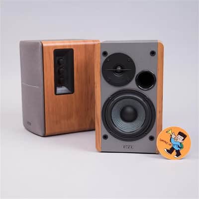 Edifier: R1280DB Powered Speakers w/ Bluetooth - Wood Brown Bild 2