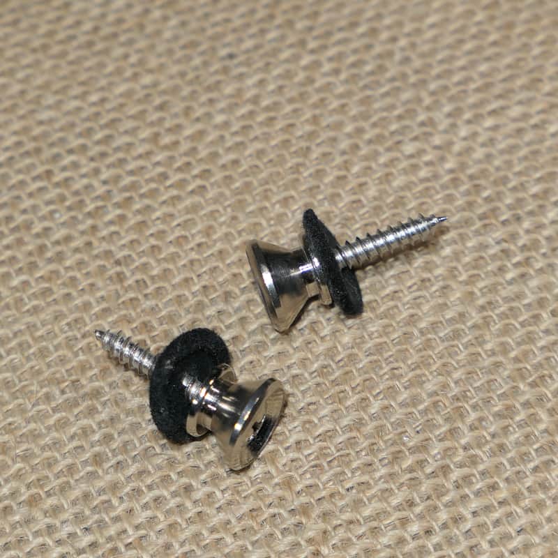 Strap Buttons Chrome, Genuine 2022 Kramer Focus 211S - Same Day Shipping #DE03 image 1