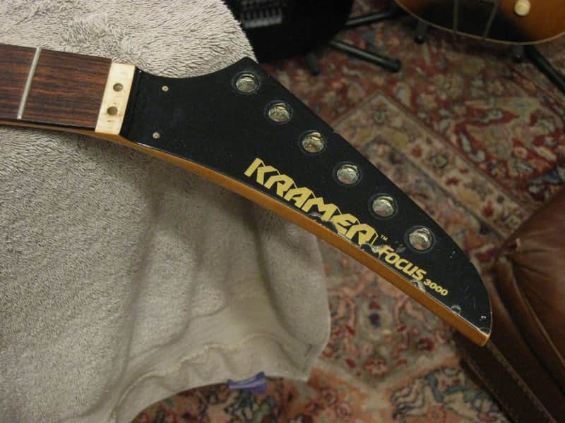 Vintage 1980s Kramer Focus 3000 Floyd Rose Guitar Neck MIJ ESP image 1
