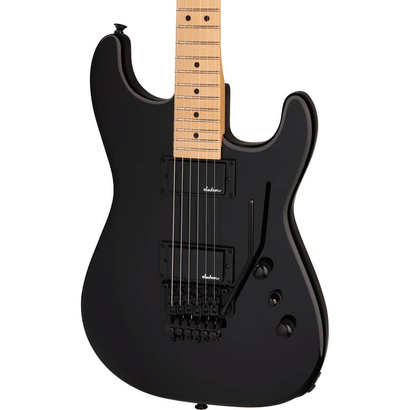 Jackson Pro Origins 1985 San Dimas SD1 HH FR Electric Guitar - Gloss Black image 1