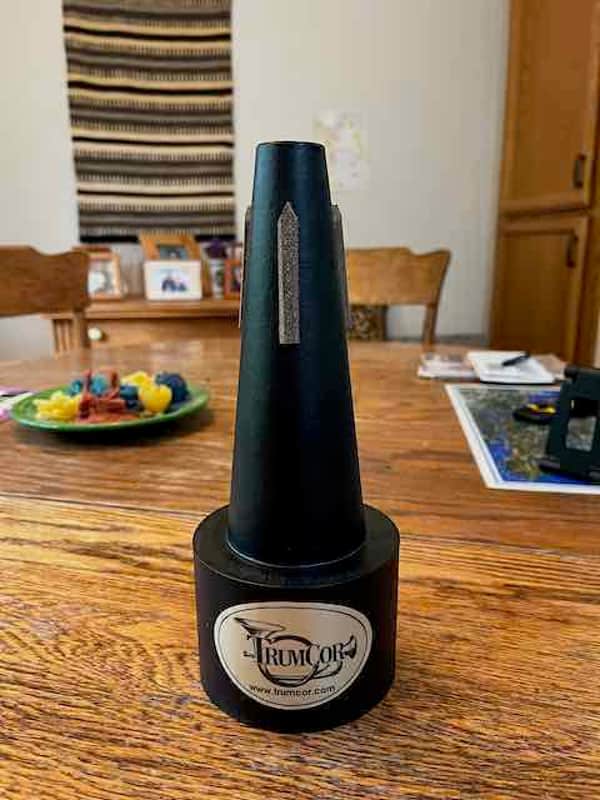 TrumCor Flugel Lyric 410 Mute 2026 - Black Paint image 1