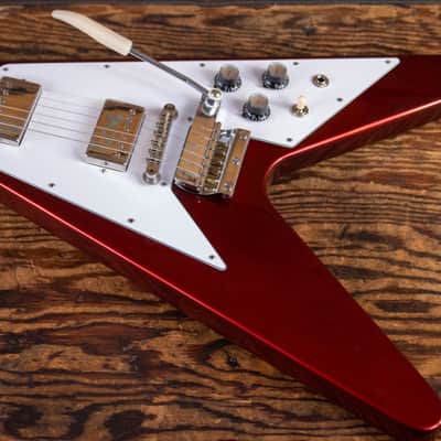 Gibson Custom Shop '67 Mahogany Flying V Reissue with Maestro Vibrola 2023 - Sparkling Burgundy image 6