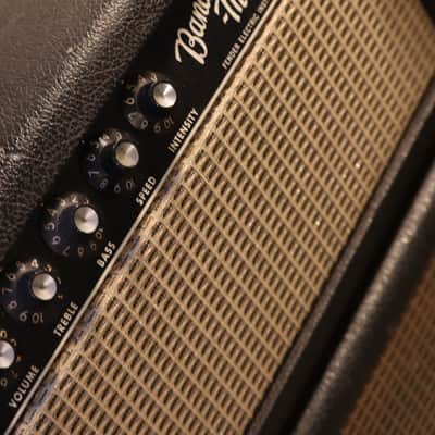 Fender Bandmaster 40-Watt 2-Channel Guitar Amp Head 1965 Black Panel image 7