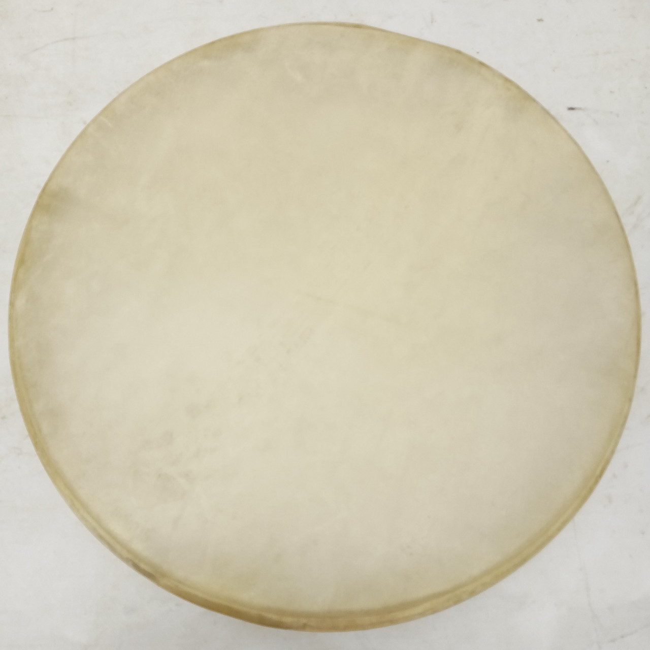 Leedy 15"Slunk Resonant Calf Skin Snare Side Drum Head USA Paper-Thin Vintage10s — main photograph