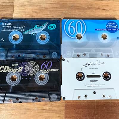 Sony & TDK Audio Cassette Tape 4pcs Incl Sony Super Metal Master! image 3
