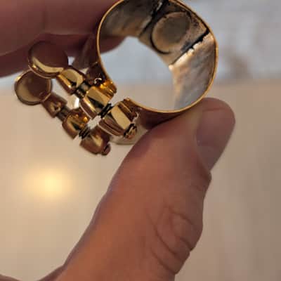 Immagine Arnold Montgomery Ankh 8* tenor mouthpiece (+ Boston sax shop ligature !) - 2