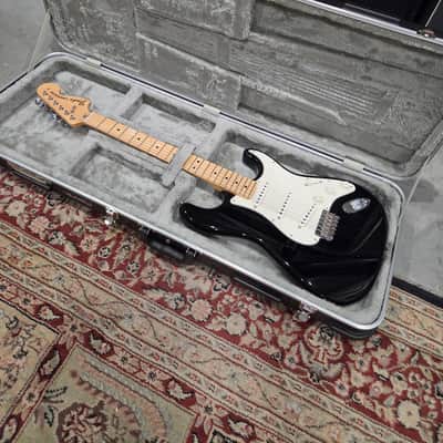 Fender/Warmouth Swamp Ash 70s Hardtail Stratocaster Partscaster - Black W/ HSC (C016-13) image 16