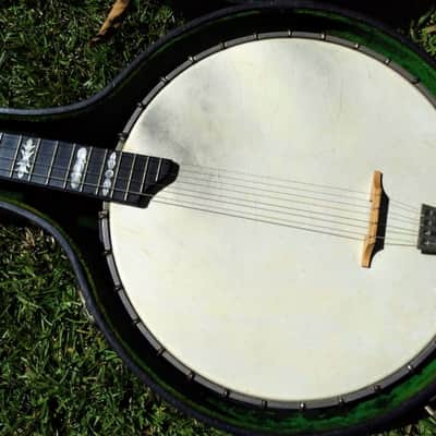 Vintage 1923 Vega Style X No. 9 Tenor Banjo w/ Original Hardshell Case - a Century Old - WOW! image 3