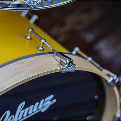 Polmuz drums Maple Model 1 KELLER - 20/12/14/16 - Yellow Wax image 7