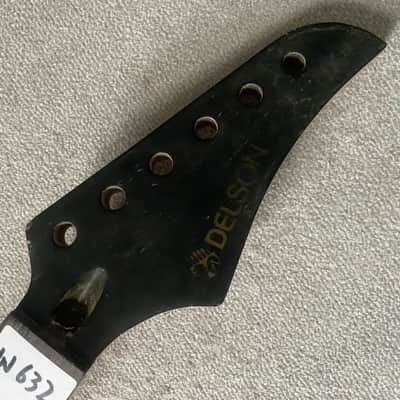 Black Maple Electric Guitar Neck, Rosewood Fingerboard 24 Frets image 4