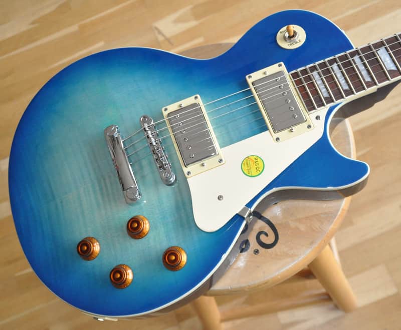 ギター Tokai 'Traditional Series' ALS-62F TOKAI Love Rock ALS62F OBB Ocean Blue Burst / AAAA Flamed Maple