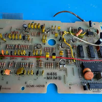 CASIO MT-100 Vintage Keyboard Part: Main Processor Board PCB [M486-MAIM] image 4