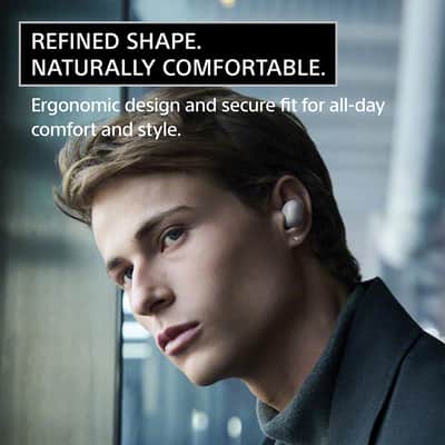 Sony The Best Truly Wireless Noise Cancelling Earbud Silver+1 Yr Warranty Bundle imagen 9