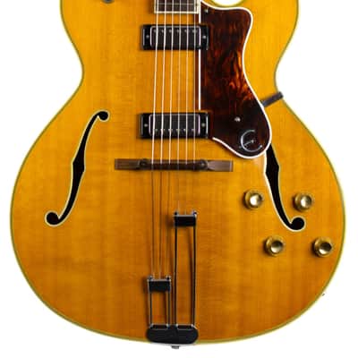 1960 Epiphone A-212N Deluxe Archtop Guitar Natural w/Brazilian Rosewood Fingerboard #A-36099 image 3