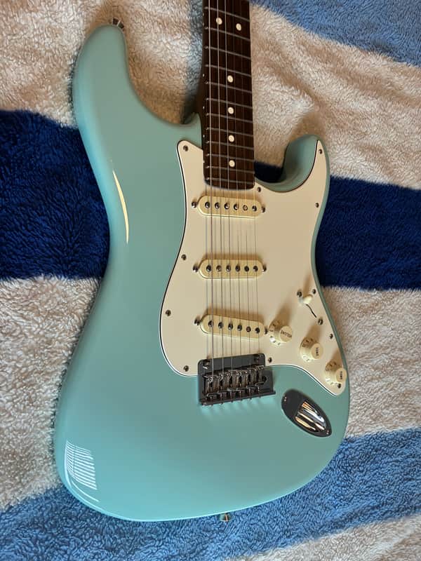 Fender Limited Edition American Professional Stratocaster with Rosewood Neck 2017 - Daphne Blue image 1