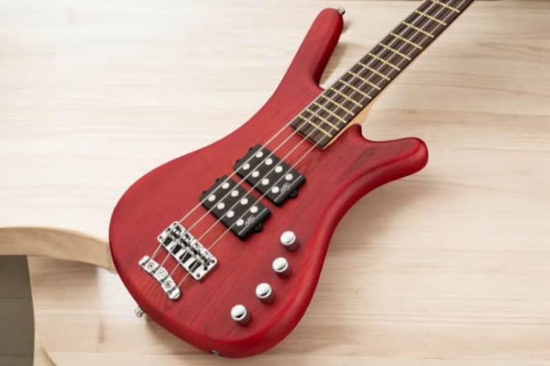 Warwick RockBass Corvette $$ | 4-String - Burgundy Red Transparent Satin image 1