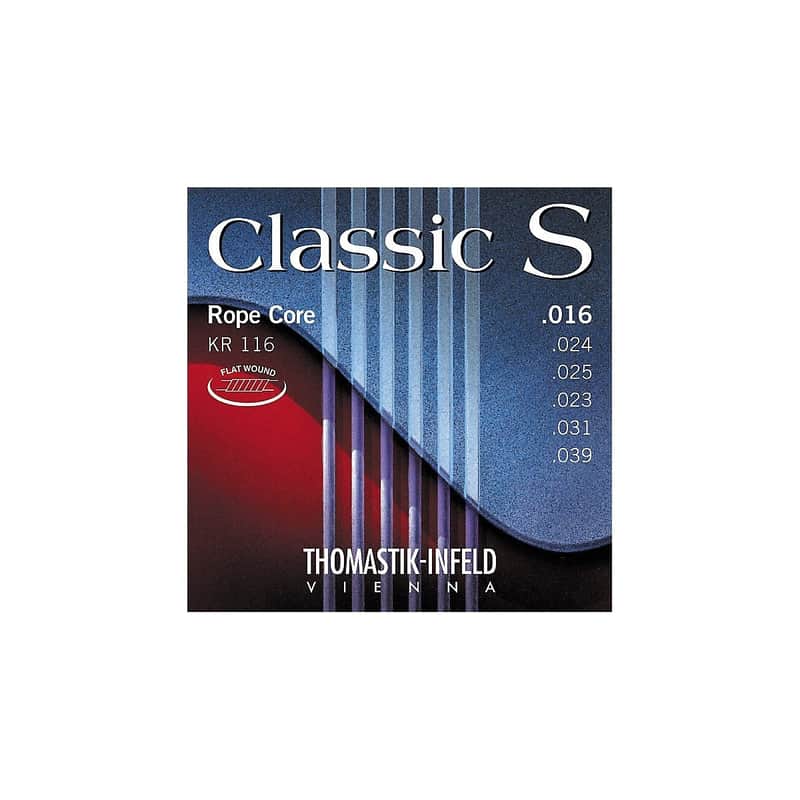Thomastik-Infeld KR116 Classic S Rope Core Acoustic Guitar Strings  - Light (.16 - .39) image 1