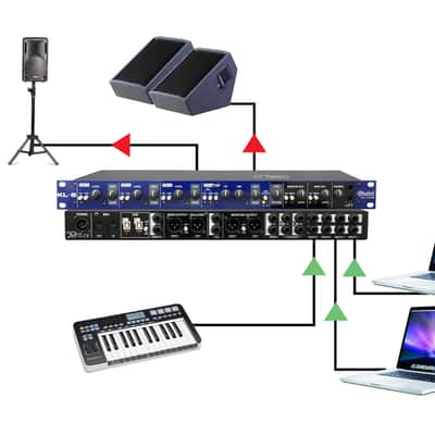 Radial KL-8 Rackmount Keyboard Mixer image 7