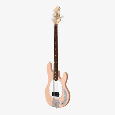 Sterling by Music Man Stingray Ray4 Bass Guitar - Pueblo Pink image 4