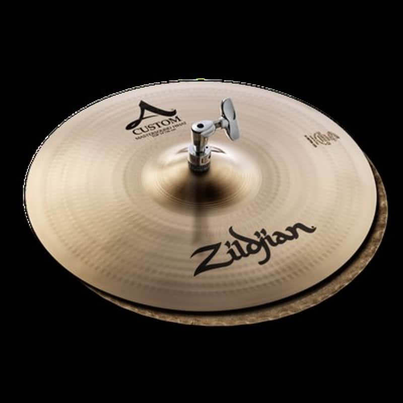 Zildjian 14" A Custom Mastersound Hi-Hat Cymbals (Pair) - MINT ! image 1