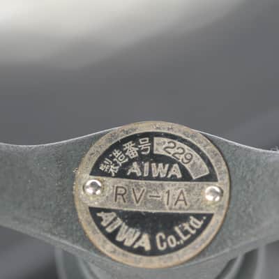 Aiwa RV-1A NHK Ribbon Mics Pair Aiwa RV-1A 1950's~1960's image 12