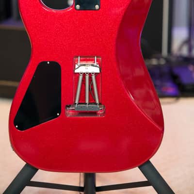 DC Custom Guitars SS/RR "Jack Butler" 2023 - Red metal flake sparkle image 8