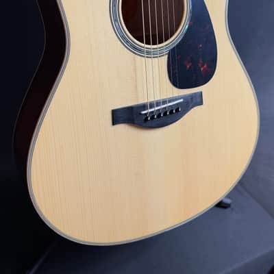 Yamaha LL16M Mahogany Dreadnought Acoustic-Electric Guitar Natural w/ Case (543) image 3
