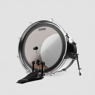 Evans EMAD 24" Batter-Side Kick Drumhead | Clear image 3