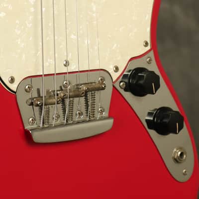 all original 1964 Fender Pre-CBS Musicmaster II RED image 6