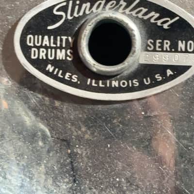 Slingerland Chromey 1974 - Chrome with maple interior image 3