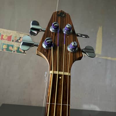 Rick Turner Electroline fretless 4 string bass guitar (thick epoxy coated fingerboard) image 4