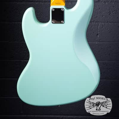 Fender Japan JB62-US Jazz Bass Sonic Blue – US Pickups Flame Maple Neck CIJ image 5