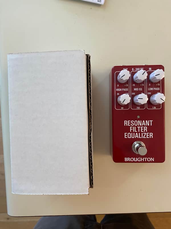 Broughton Audio Resonant Filter Equalizer 2000s - Red | Reverb