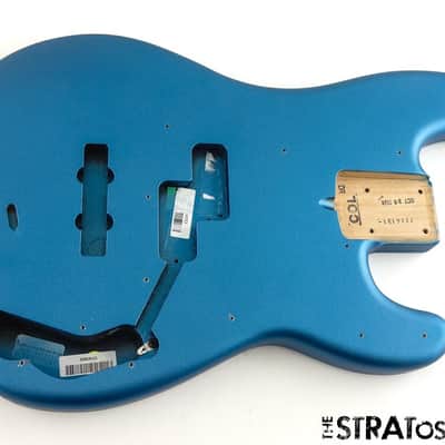 Fender American Performer Precision P Bass BODY, USA Satin Lake Placid Blue image 1