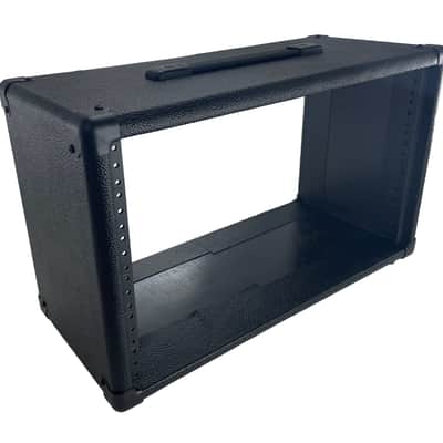 PROCRAFT 6U 9" Deep Rack Case in Black Tolex Wrap - Top Handle Black Hardware image 1