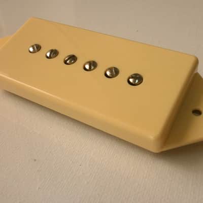 P90 Pickup Dog Ear CREAM A4 HOT Bridge Fits Gibson Epiphone Handcrafted by Q pickups Vintage image 4