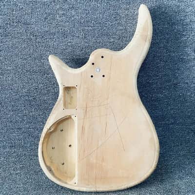 Solid Basswood Bass Guitar DIY Project Body image 4