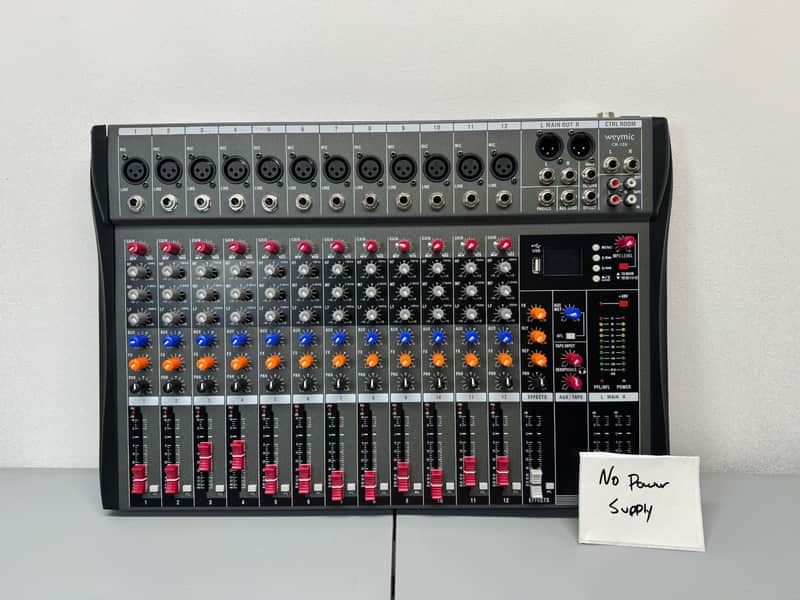 Weymic CK-120 Professional Mixer Pro Audio 12 Channel - NO POWER SUPPLY image 1