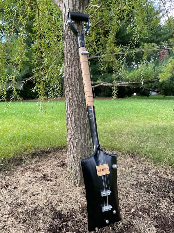 Justin Johnson 3-String Electric Shovel Guitar 2021 - None