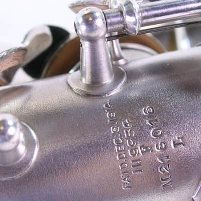 Conn F-Mezzo Soprano Saxophone ORIGINAL SILVER PLATE image 12