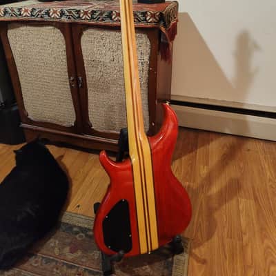 Aria SB-RSZ "Rudy Sarzo" 1990's - Padauk Stain image 5