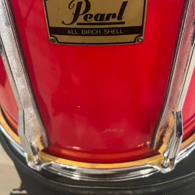 Pearl BLX 14” tom 80s - Sequoia Red image 5