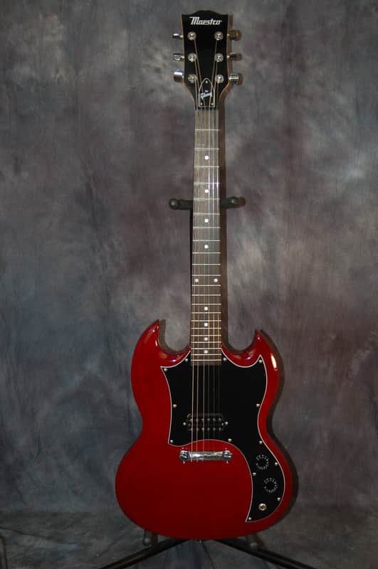 Maestro by Gibson Les Paul Junior 2009 Shiny Cherry Red | Reverb