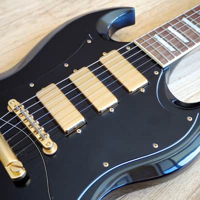 1989 Greco SG-700 Custom Mint Collection Vintage Guitar SG w/ Firebird Pickups & Gibson Hardcase image 7
