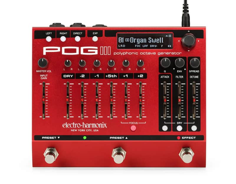 Electro-Harmonix POG 3 Polyphonic Octave Generator Pedal - Open Box image 1
